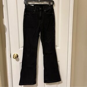 GAP 70s flare high rise jeans